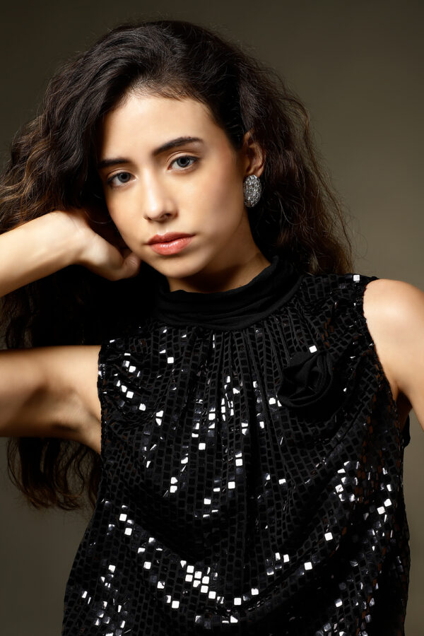 Black Sparkle Top - Image 10